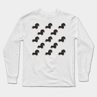 Dachshund pattern Long Sleeve T-Shirt